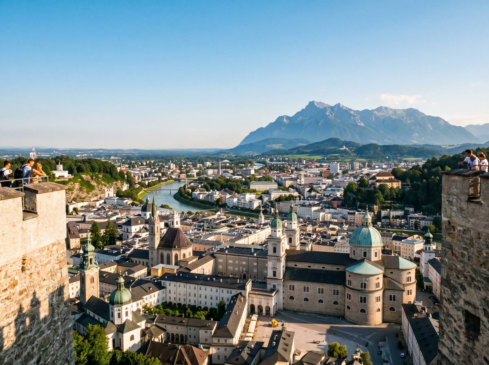 Panoramic views from Hohensalzburg